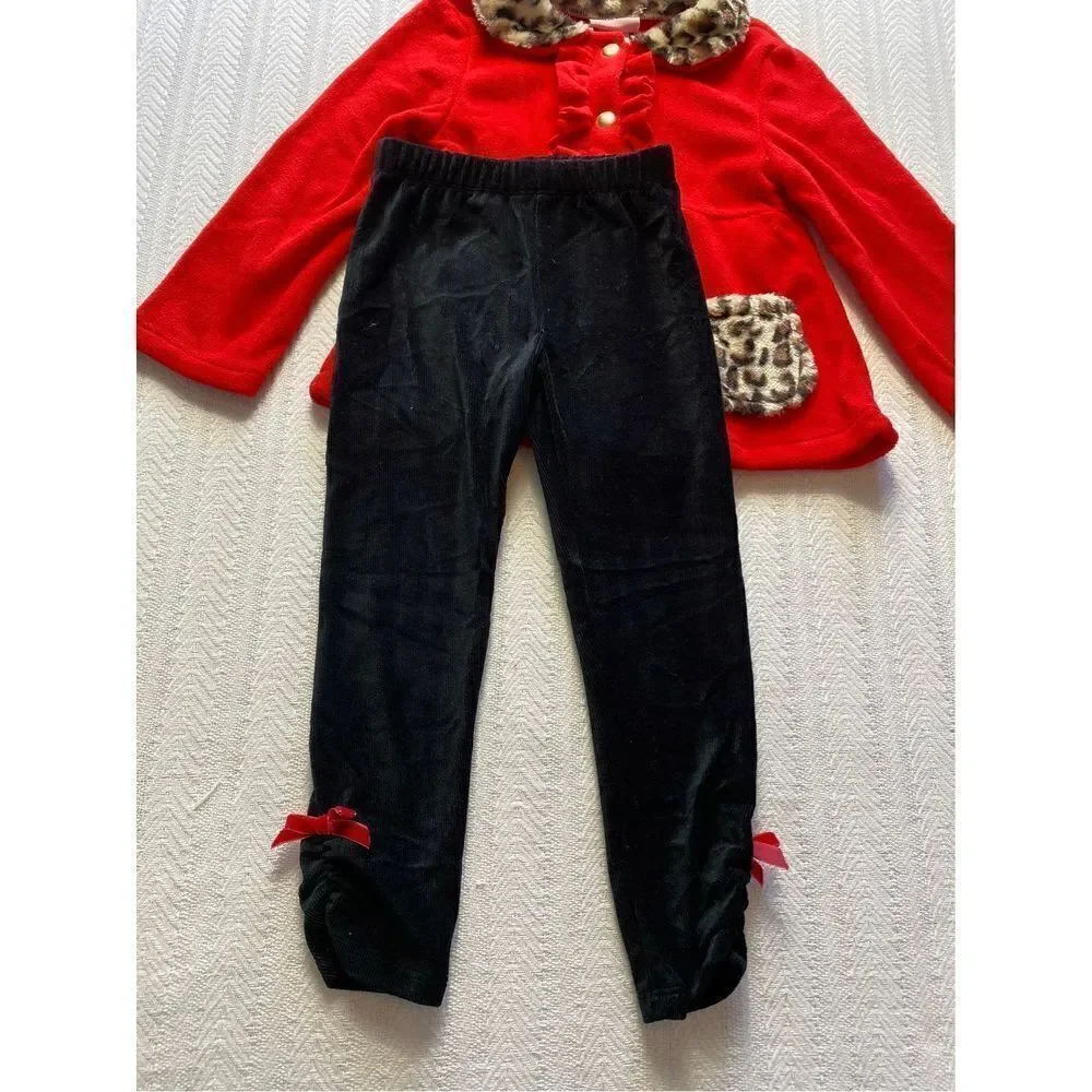 Little Lass Girls Size 4 3-Piece Jacket, Tshirt and Pants